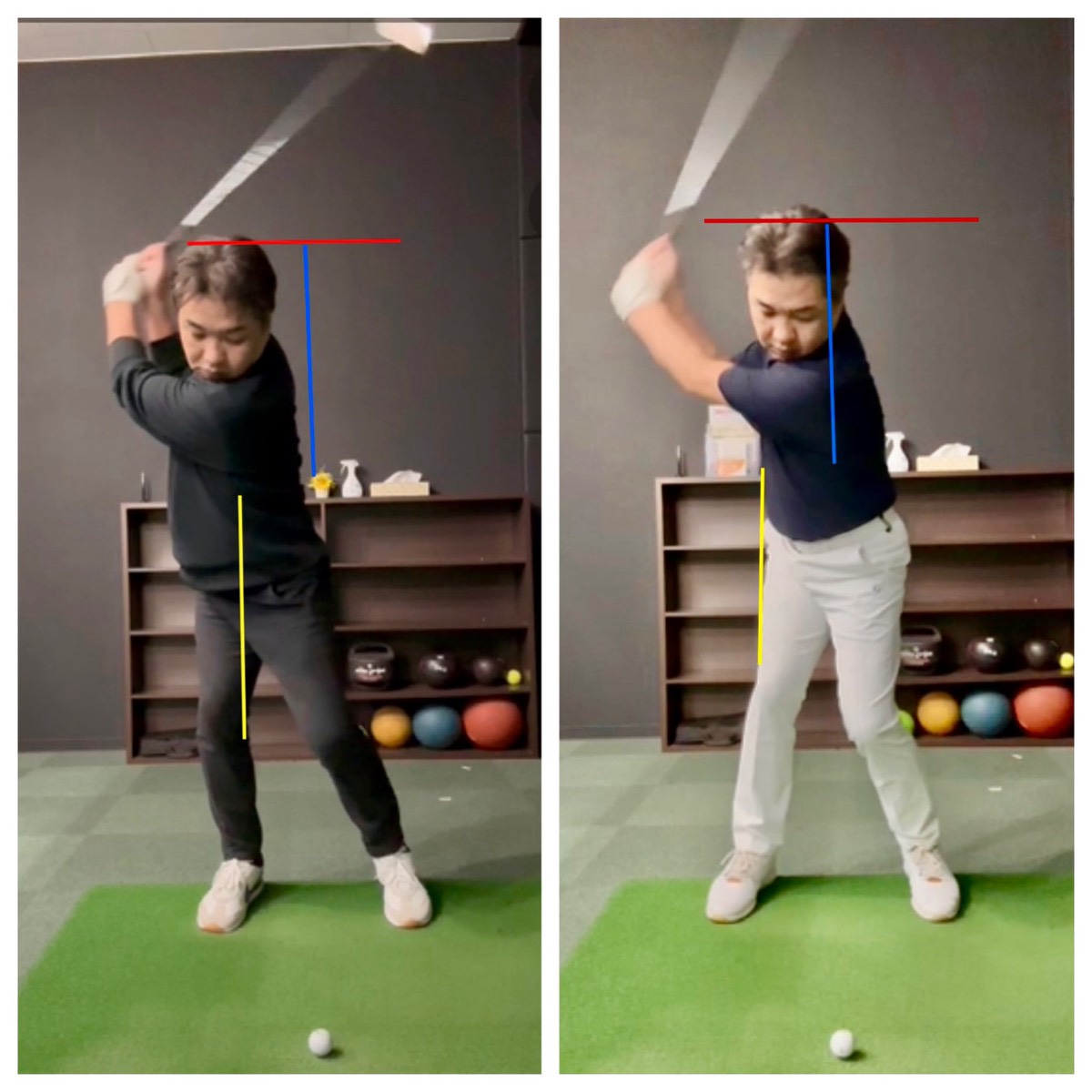 年齢48/ゴルフ歴18年/レッスン歴6ヶ月/スコア84→78