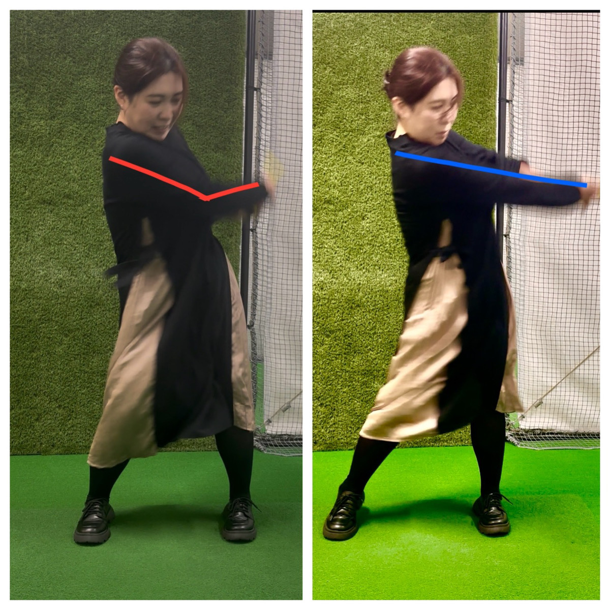 年齢35才/ゴルフ暦3年/レッスン歴3ヶ月/スコア109→97